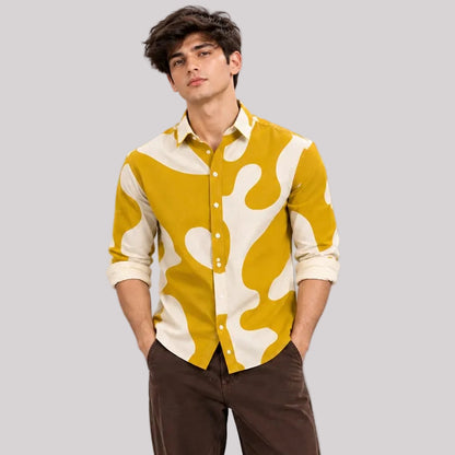 Fancy Corduroy Multi Colour Shirt - BE18 men's shirt