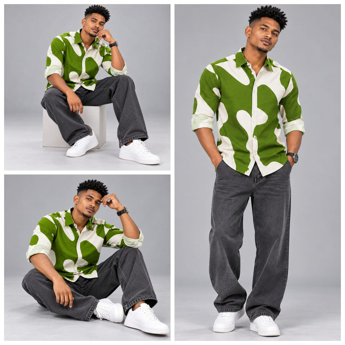 Fancy Corduroy Multi Colour Shirt - BE18 men's shirt