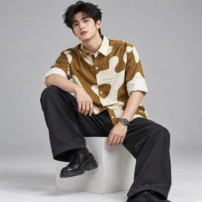 Fancy Corduroy Multi Colour Shirt - BE18 men's shirt
