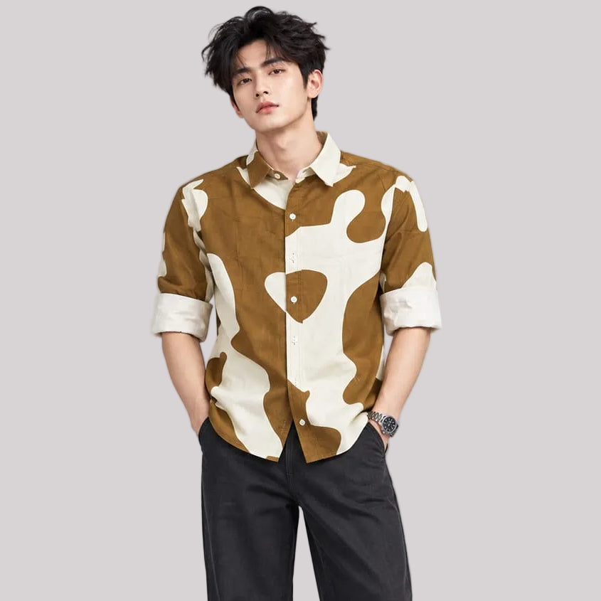 Fancy Corduroy Multi Colour Shirt - BE18 men's shirt