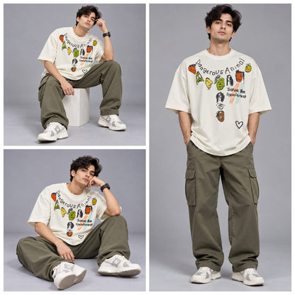 Round neck designer oversize