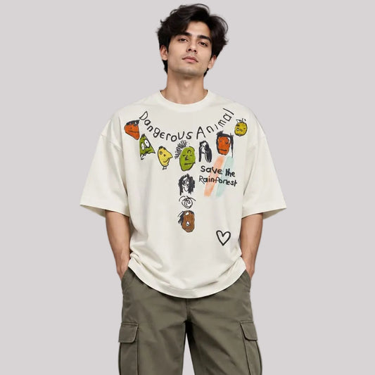 Round neck designer oversize