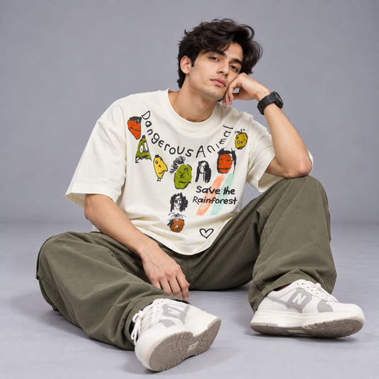 Round neck designer oversize