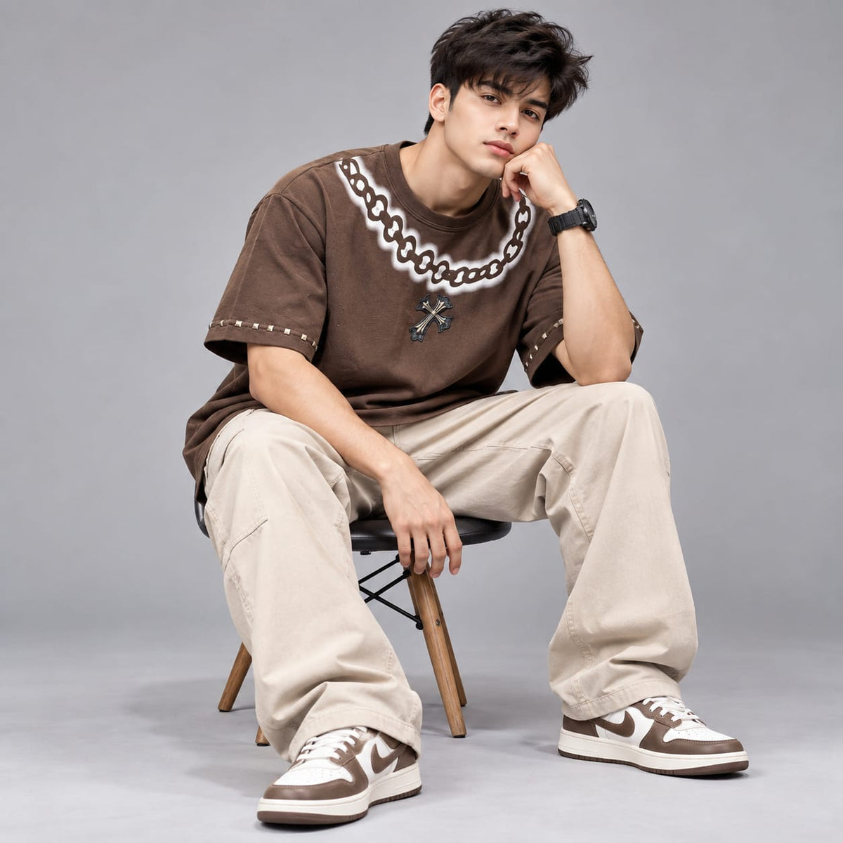 Round neck Regular fit
