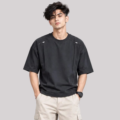 Black oversized with shoulder touch-up