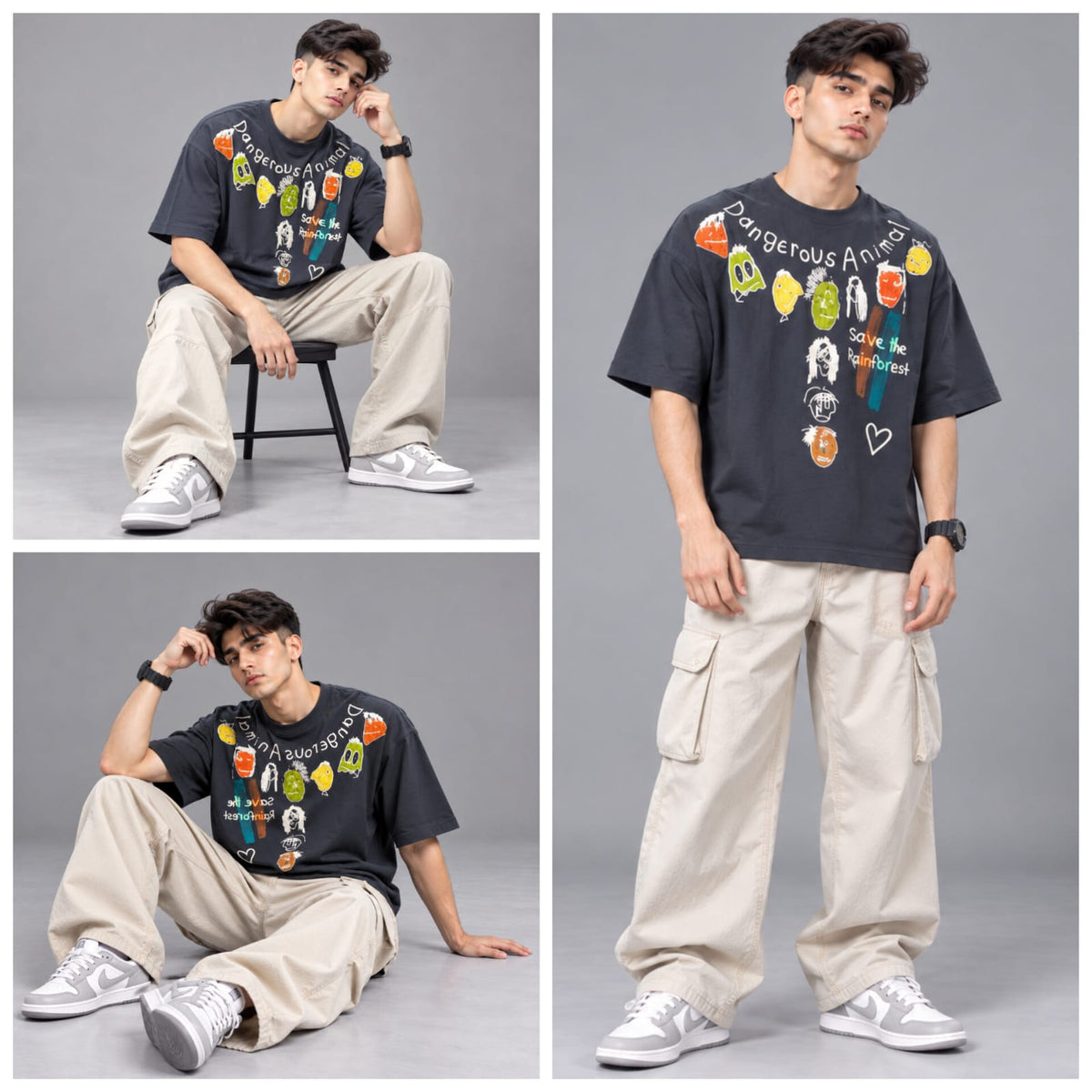Round neck Regular fit