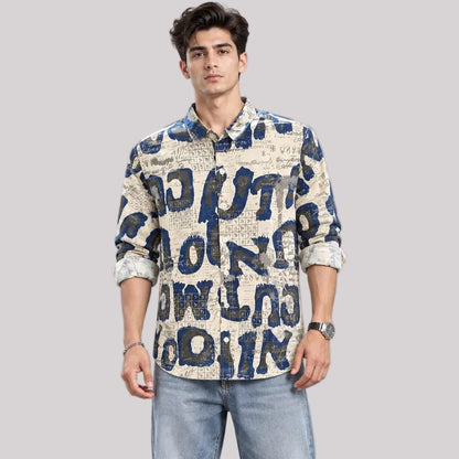 Digital paper print shirt