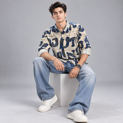Digital paper print shirt