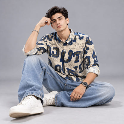 Digital paper print shirt