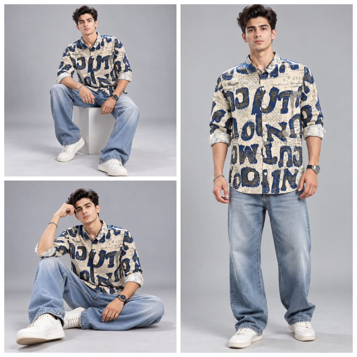 Digital paper print shirt