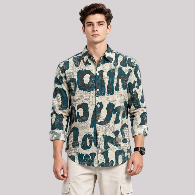 Digital paper print shirt