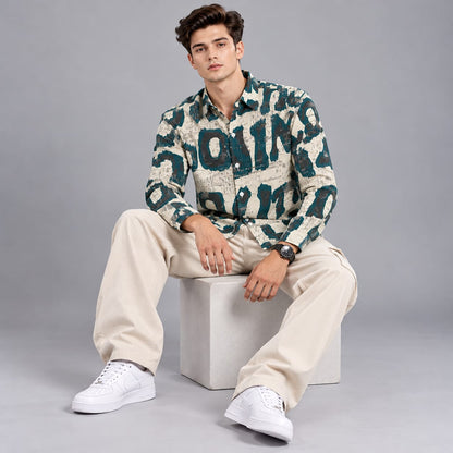 Digital paper print shirt