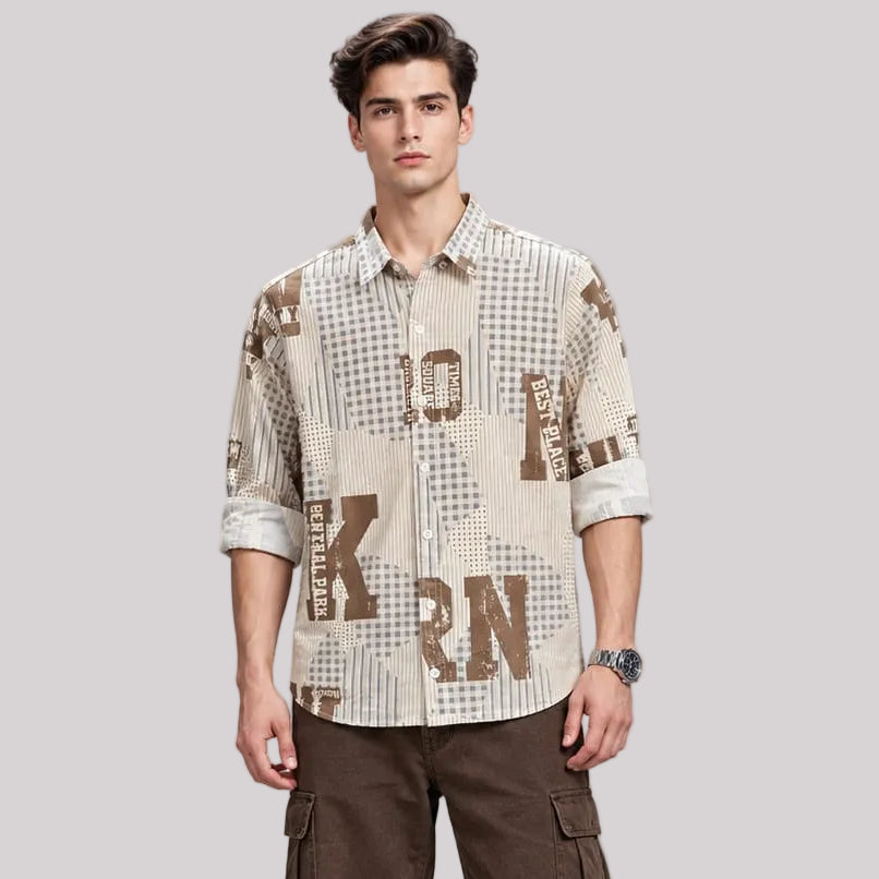 Digital paper print shirt