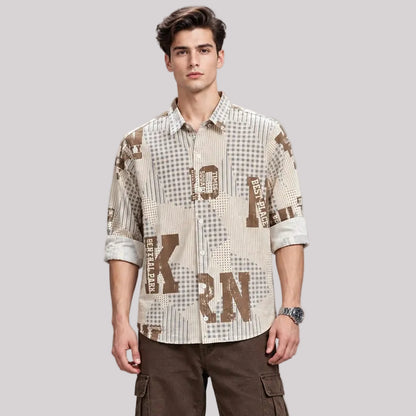 Digital paper print shirt