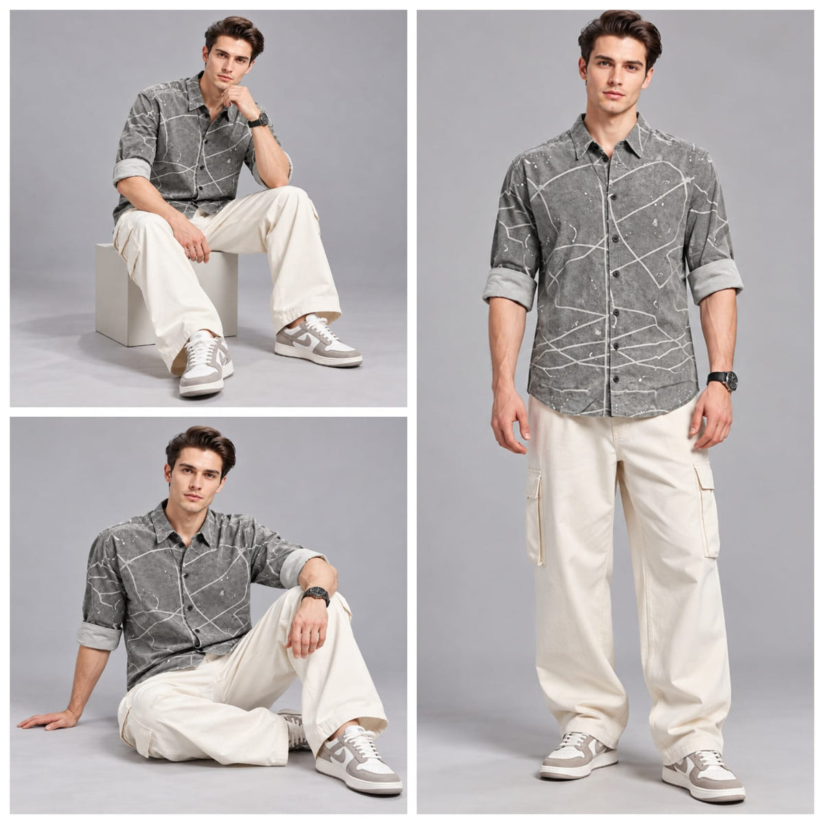 Digital paper print shirt