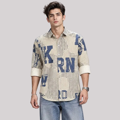 Digital paper print shirt