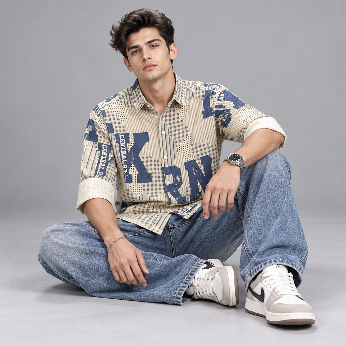 Digital paper print shirt