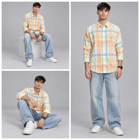 Brush Cotton checks
