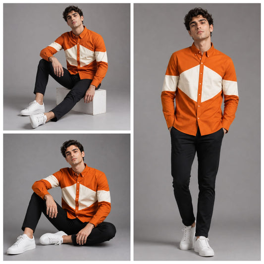 Korean patch shirt