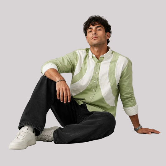 Korean patch shirt