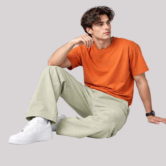 Cotton baggy lower