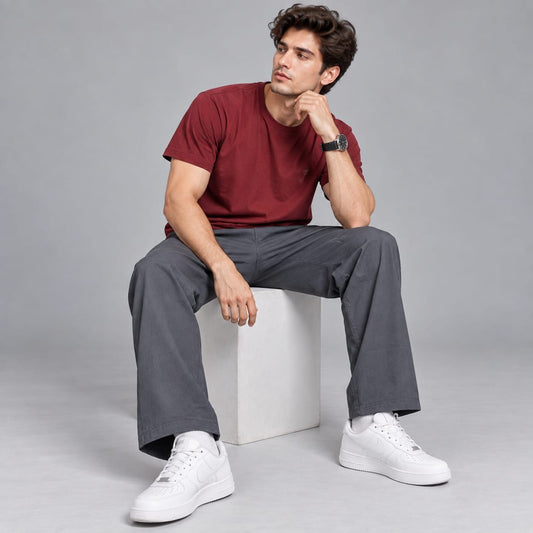 Cotton baggy lower