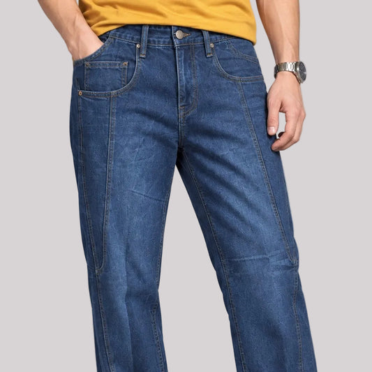 Straight fit designer jeans