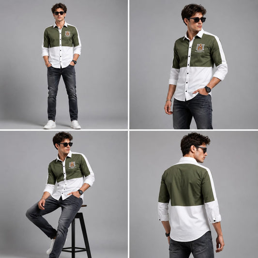 Multi colour regular fit shirt