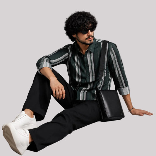 Ccorduroy stripes shirt