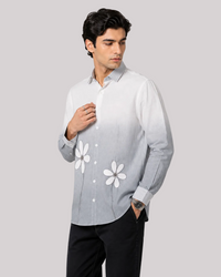 Multi shade patch shirt
